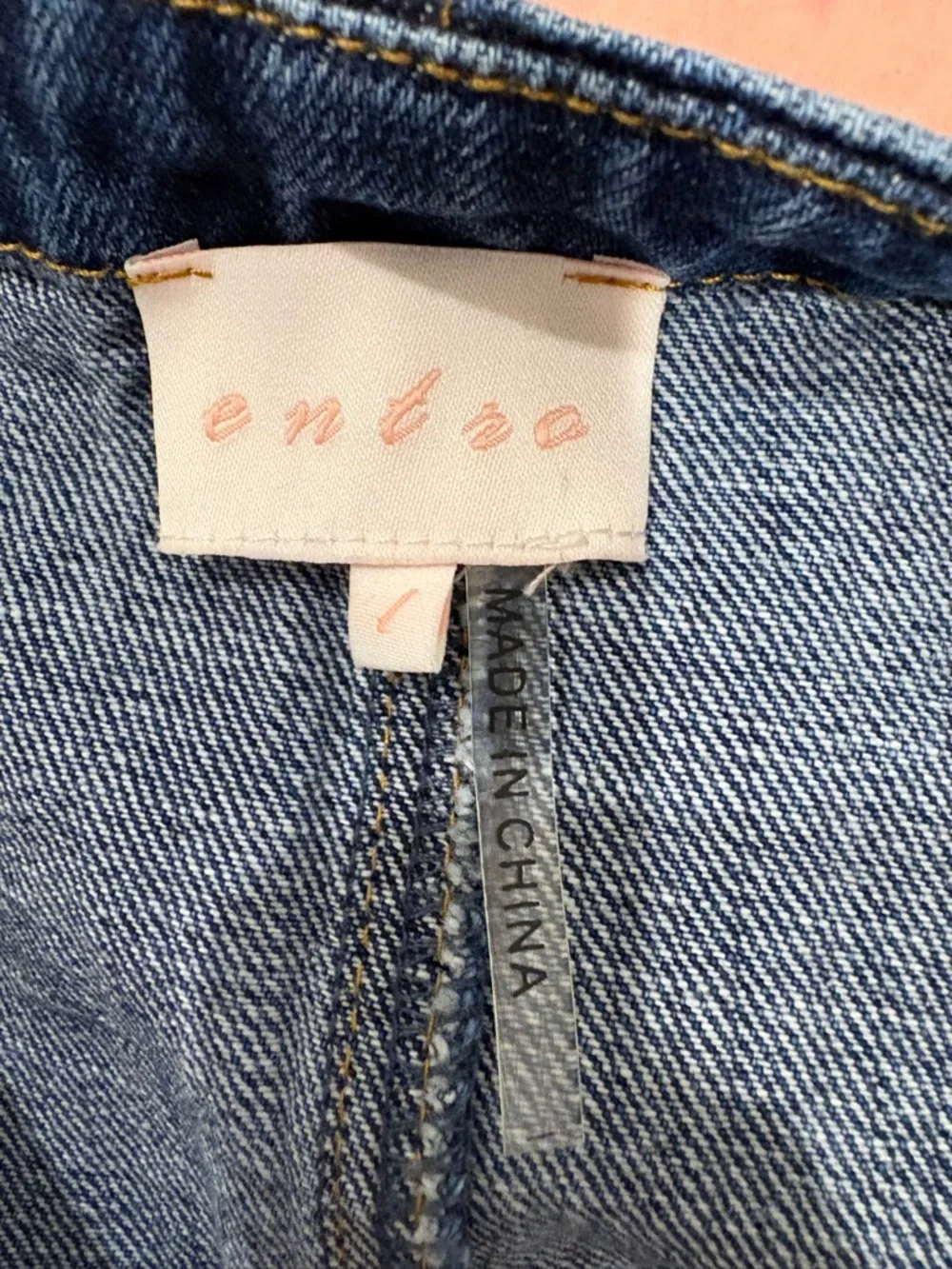 entro Dark Blue Denim Jacket - Picture 6 of 6